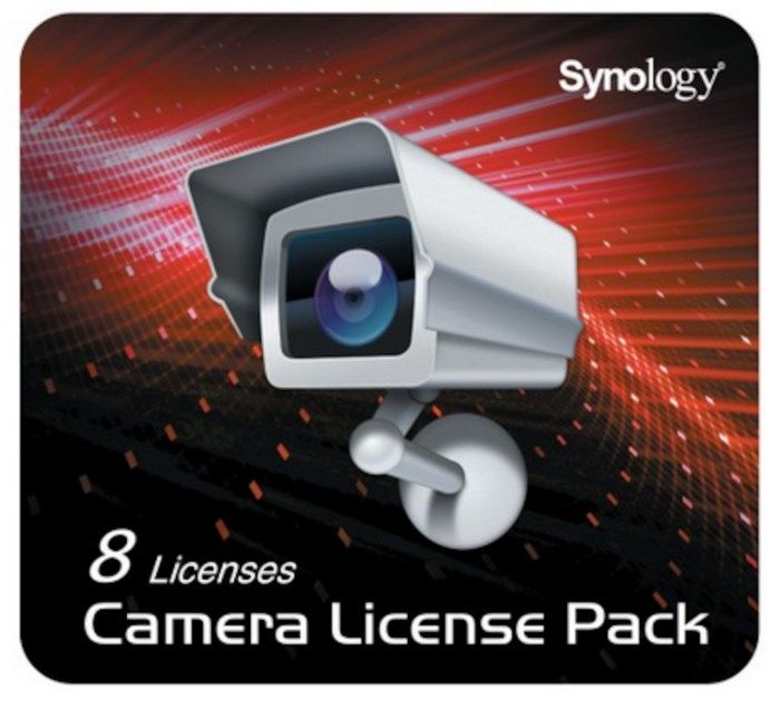 Synology Surveillance Station 8 kameralicenser