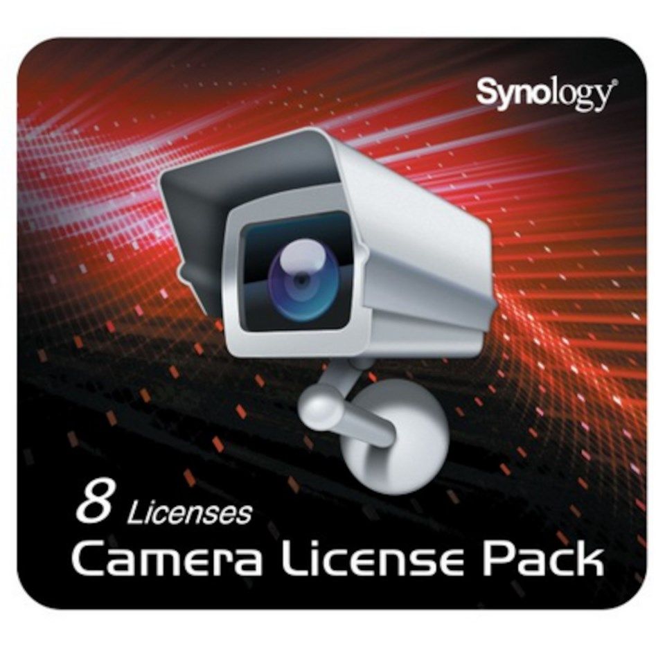 Synology Surveillance Station 8 kameralicenser