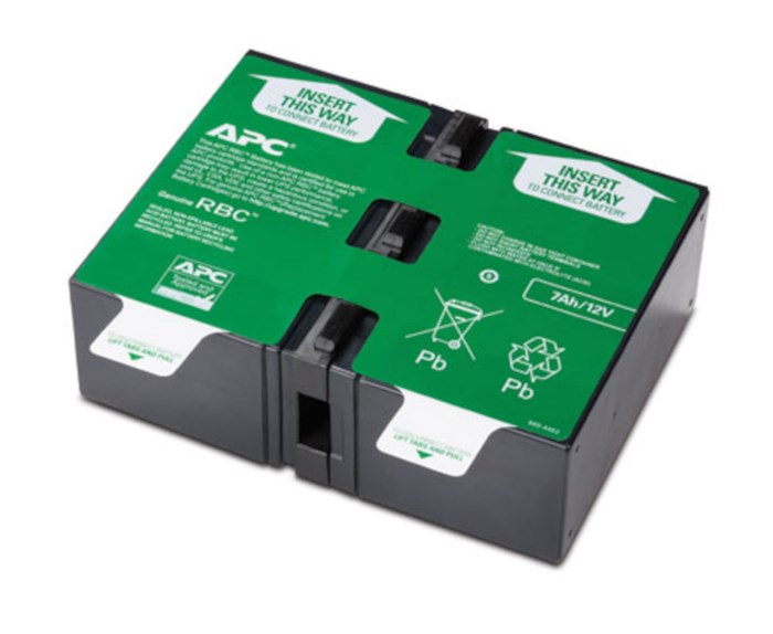 APC Utbytesbatteri #123 – 2×12 V 7 Ah