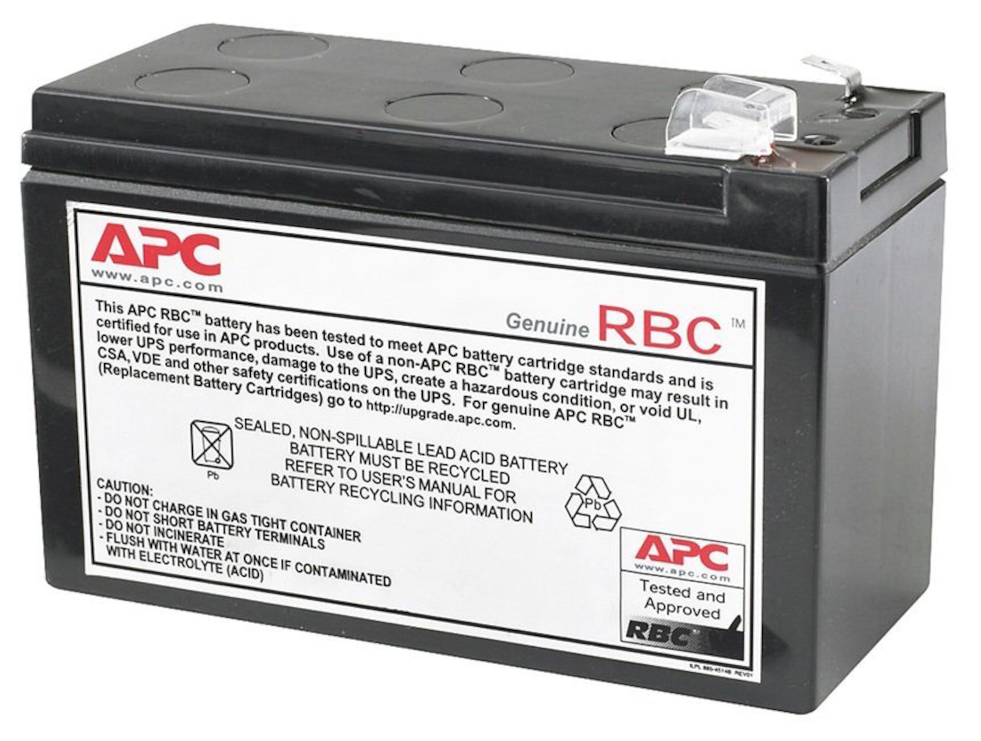 APC Utbytesbatteri #110 - 12 V 7 Ah