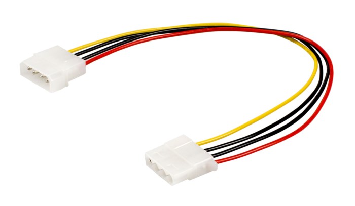 Luxorparts Förlängningskabel 4-pin Molex