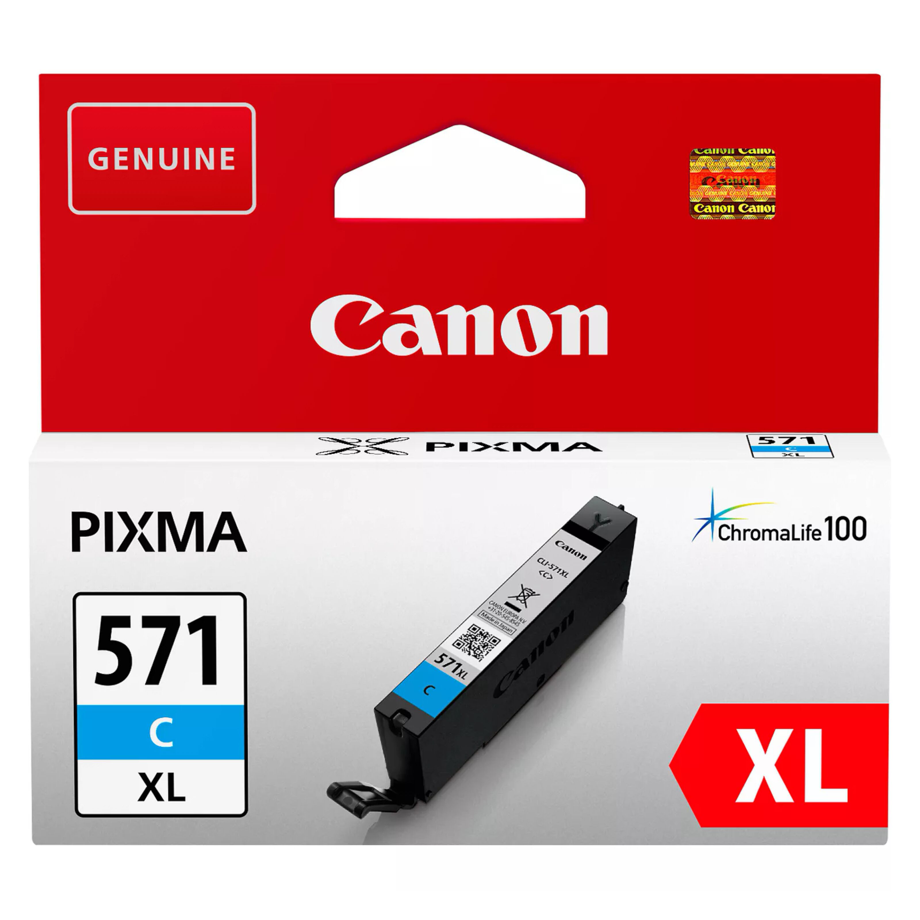Canon CLI-571 XL blekkpatron, cyan