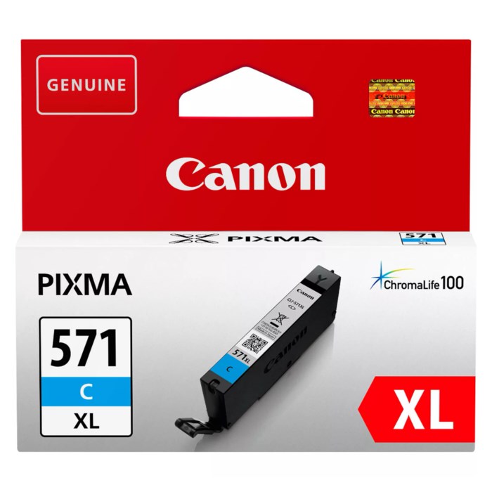 Canon CLI-571 XL Bläckpatron Cyan