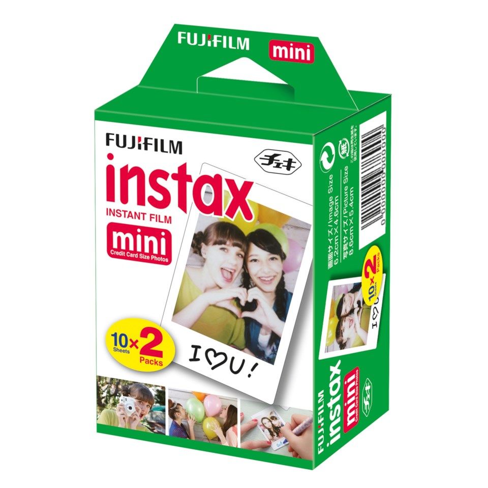 Fujifilm Film til Instax Mini 8, 9 og 11 20-pk.