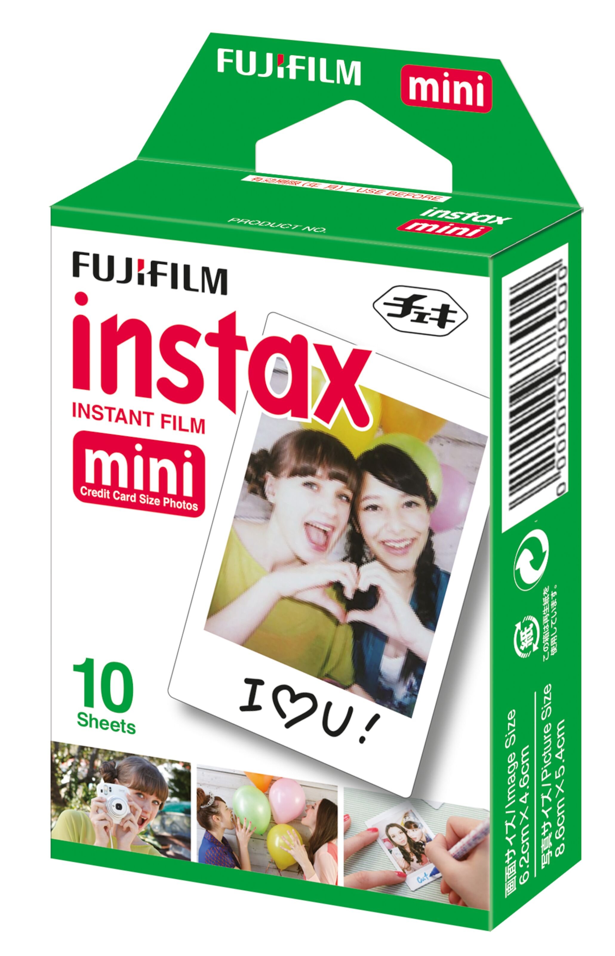 Fujifilm Film Till Instax Mini 8 9 Och 11 Direktfilmskameror Kjell Com