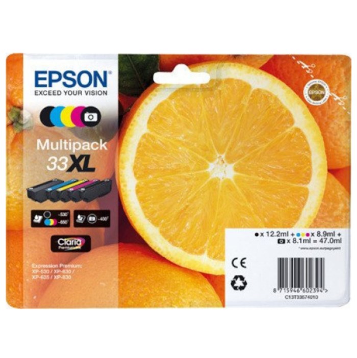 OrginalEpson T3357 Bläckpatron 5-pack