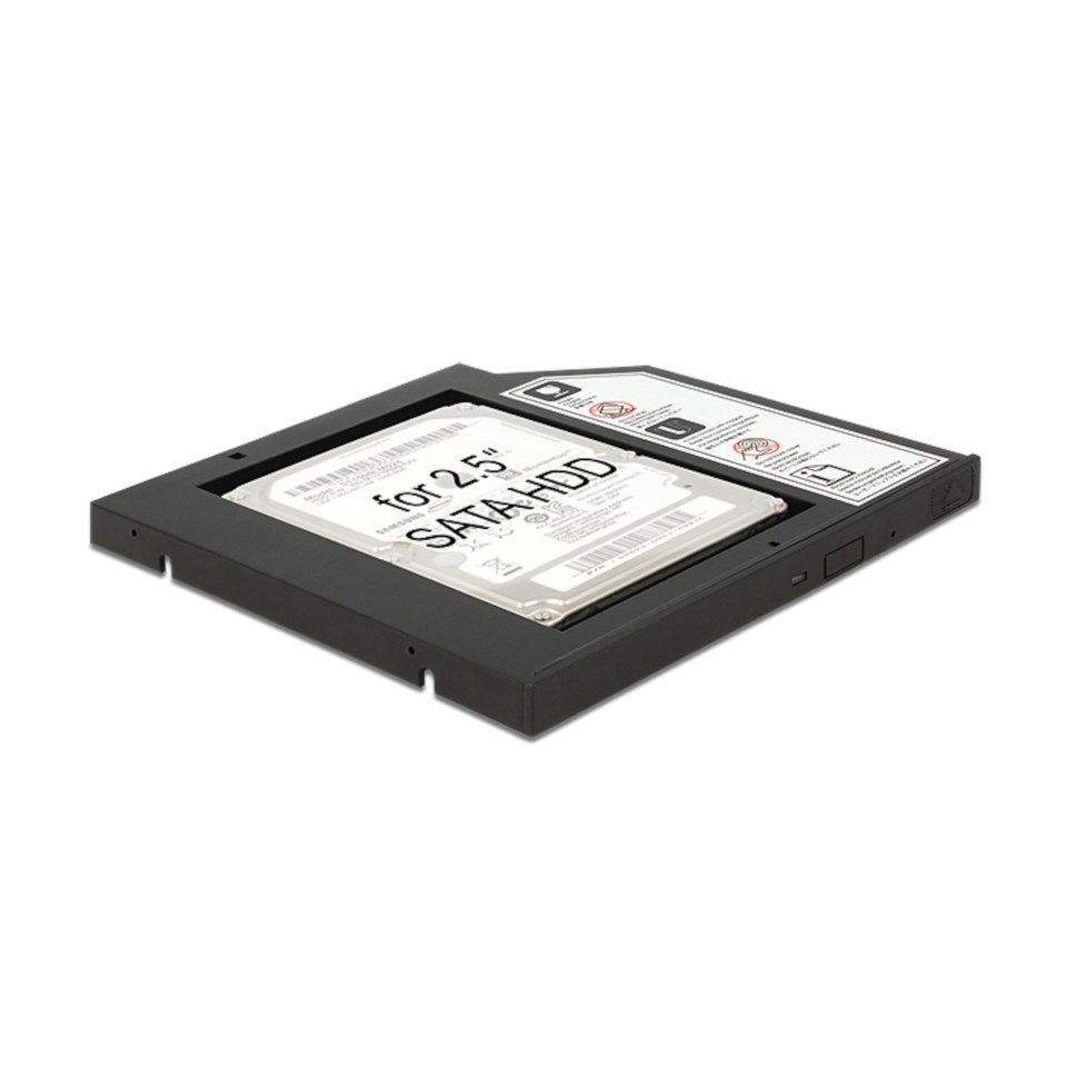 Hårddiskadapter för CD/DVD-uttag Höjd: 9,5 mm