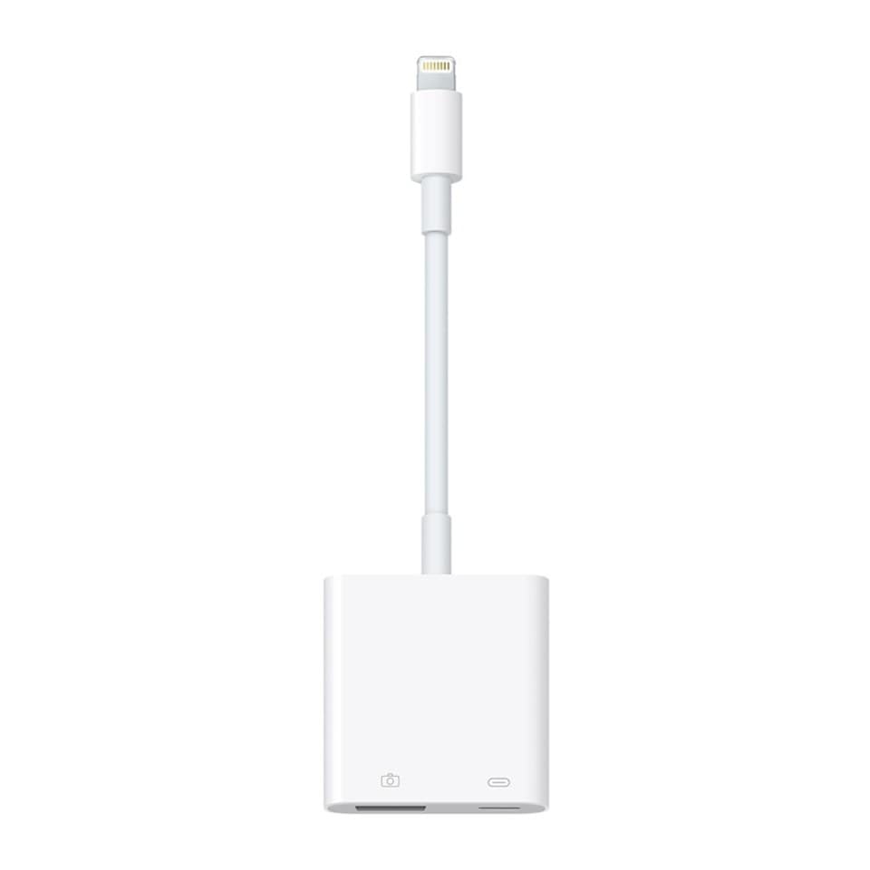 Adapter Lightning til USB med strømtilførsel