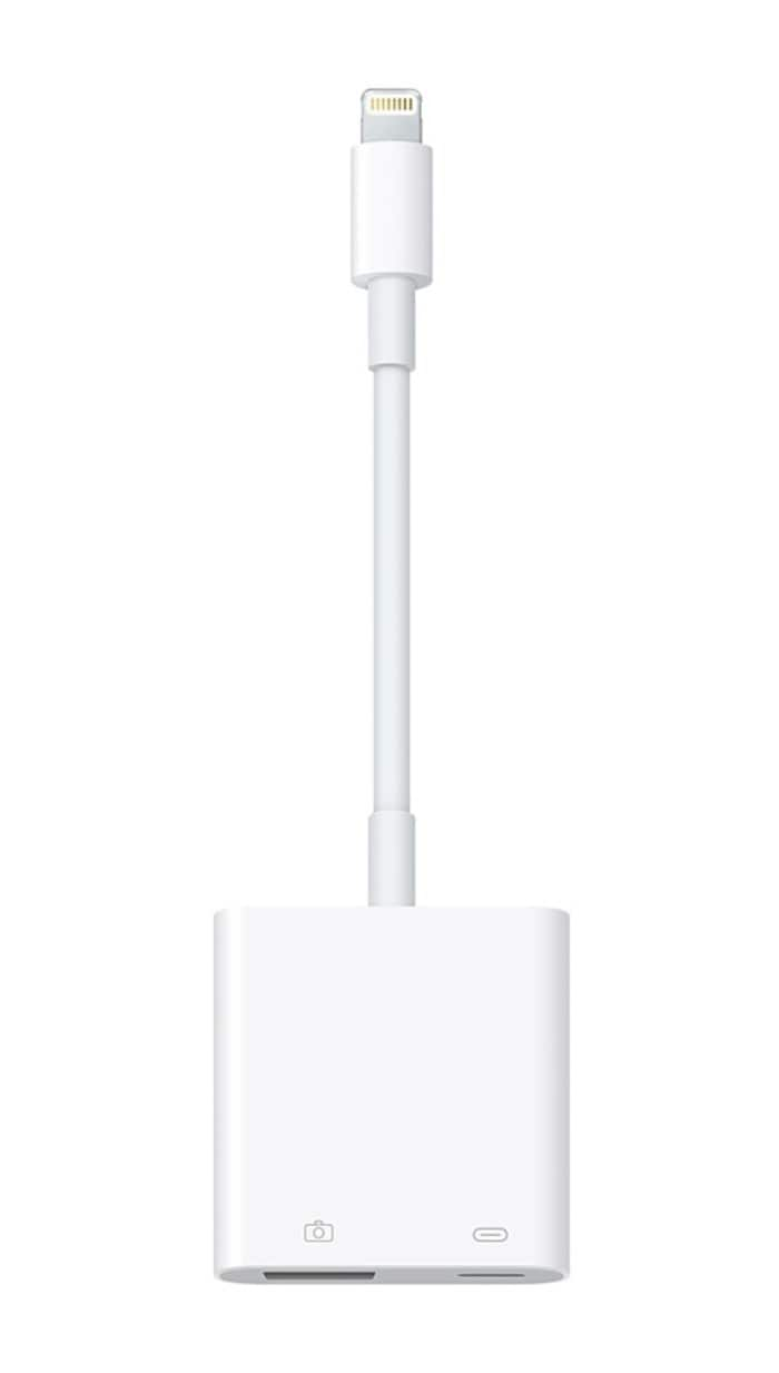 Adapter Lightning till USB med strömförsörjning