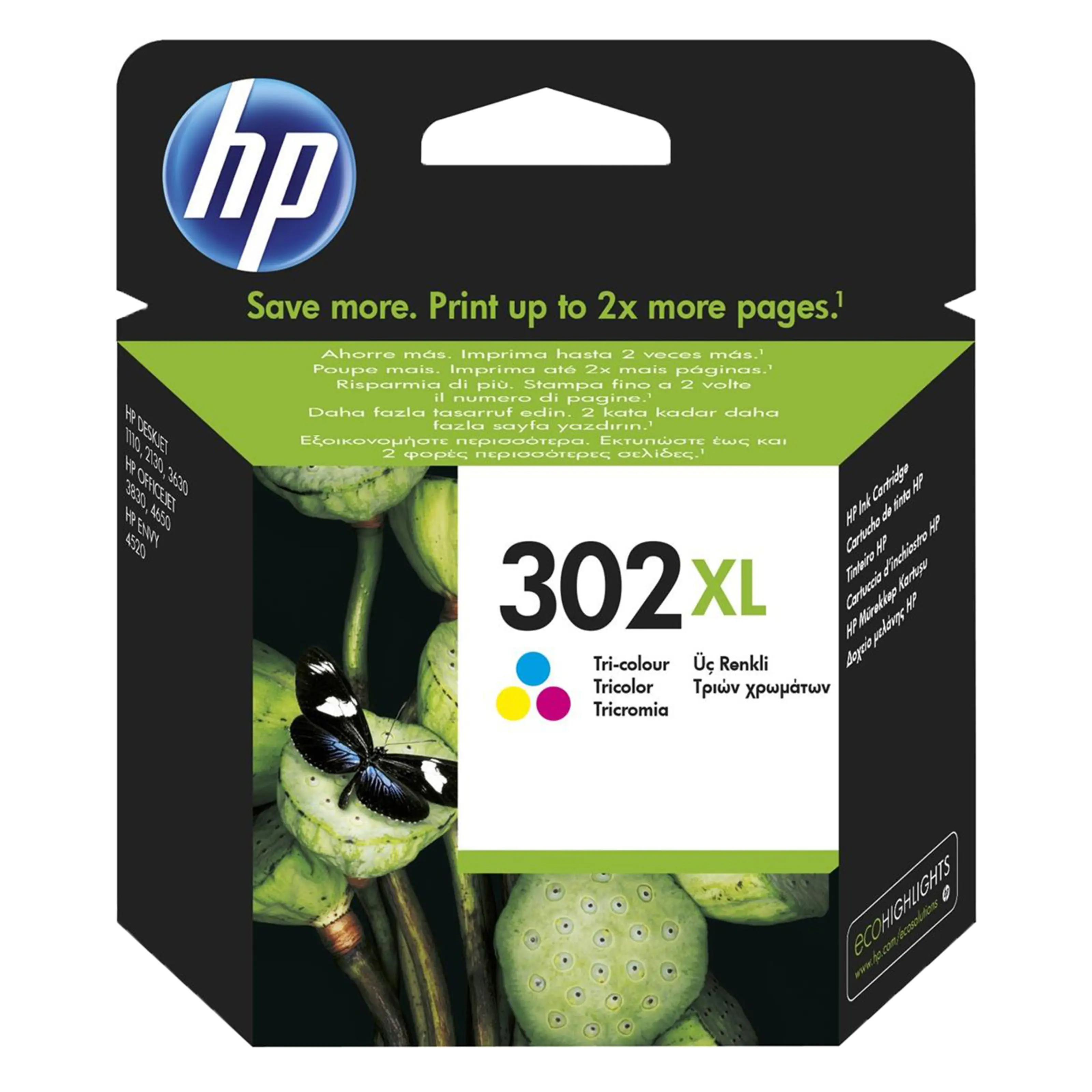 HP 302XL Bläckpatron Flera färger