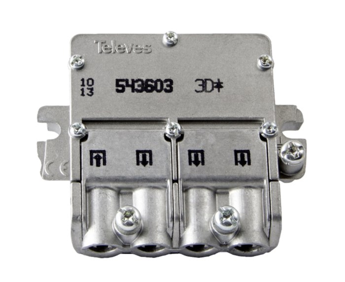 Televes Easy-F mini F-splitter 3-vägs