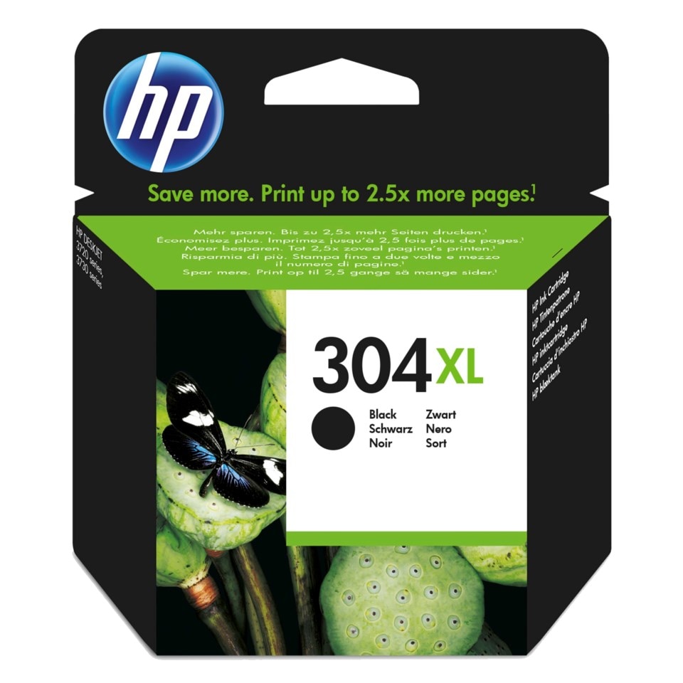 HP 304XL Bläckpatron Svart