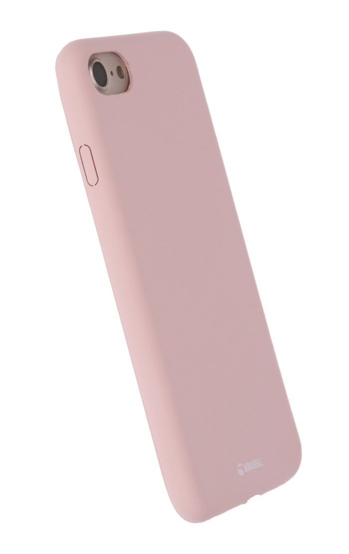 Krusell Bellö Color Cover Mobilskal för iPhone 7 8 och SE Rosa