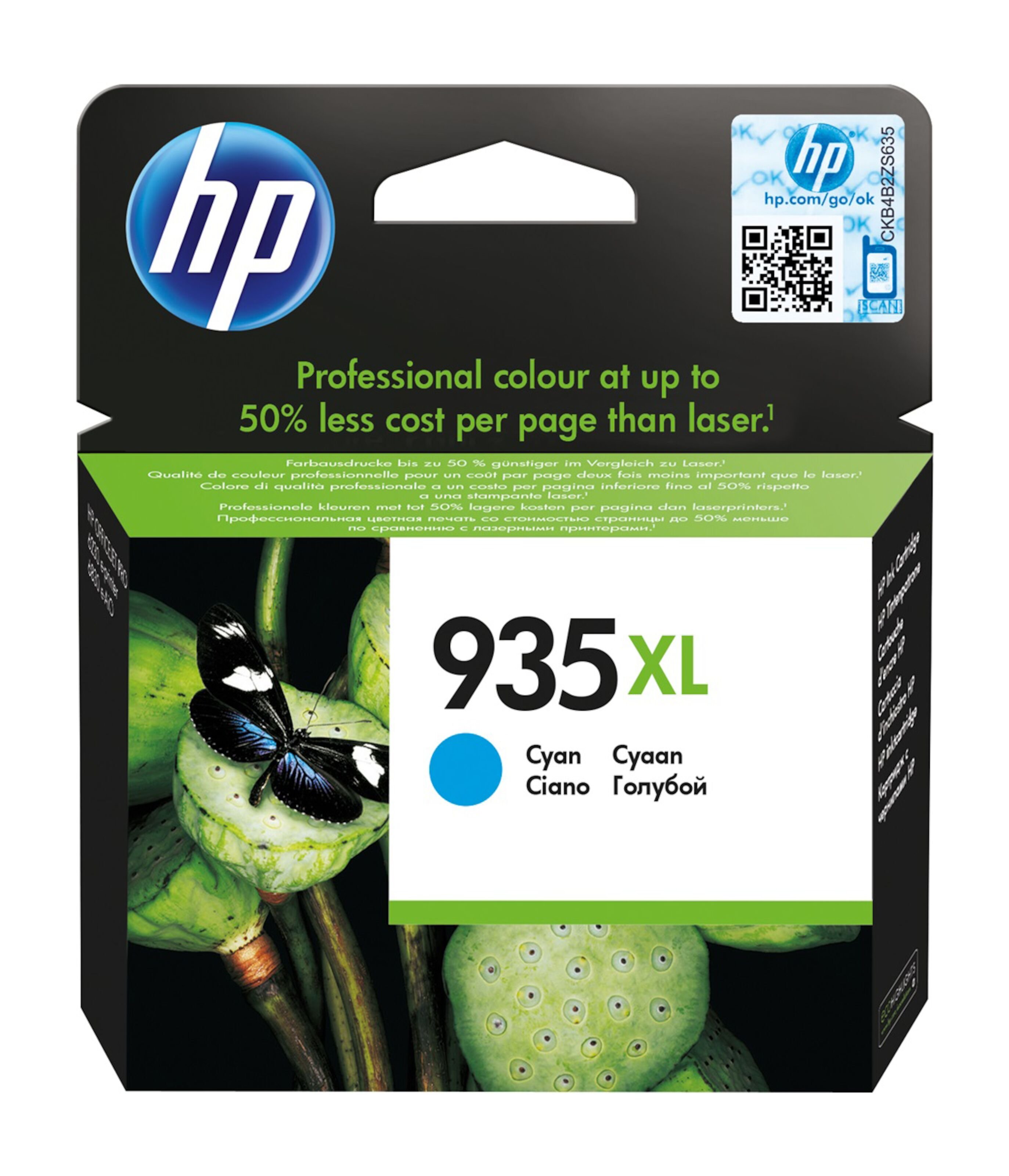 HP 935XL Blekkpatron, cyan