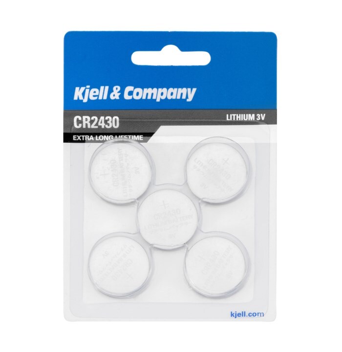 Kjell & Company Litiumbatteri CR2430 5-pack