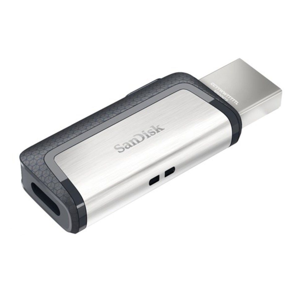 Sandisk Ultra Dual USB-C-minne 128 GB