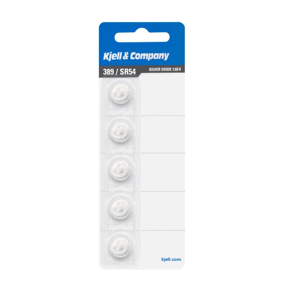 Kjell & Company Knappcellsbatteri SR54 (389) 5-pack
