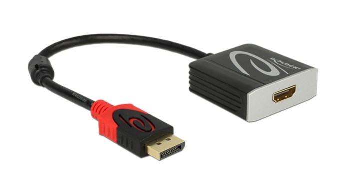 Aktiv adapter Displayport till HDMI 4K