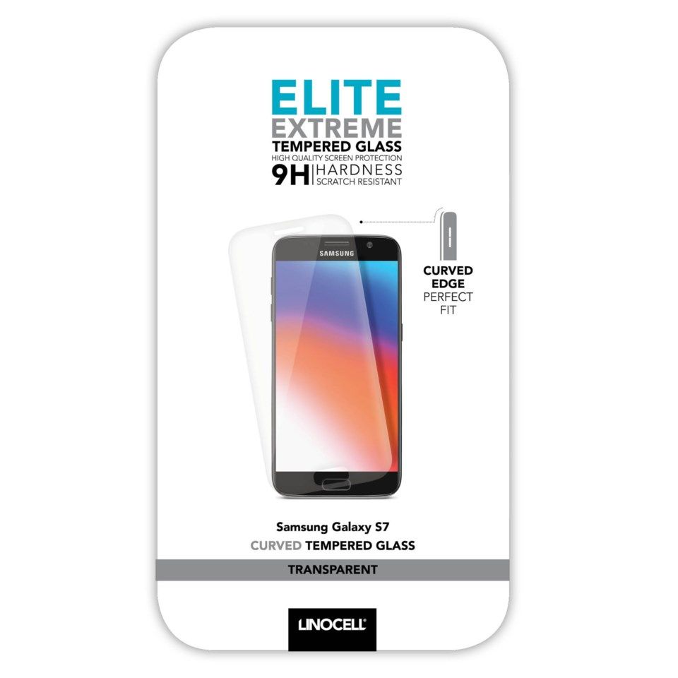 Linocell Elite Extreme Curved Skjermbeskytter for Galaxy S7