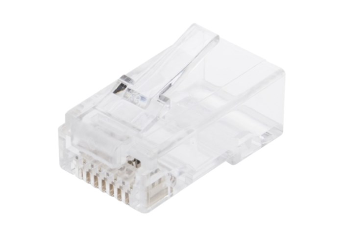 Luxorparts RJ45-kontakt för rund Cat. 6 UTP-kabel 20-pack