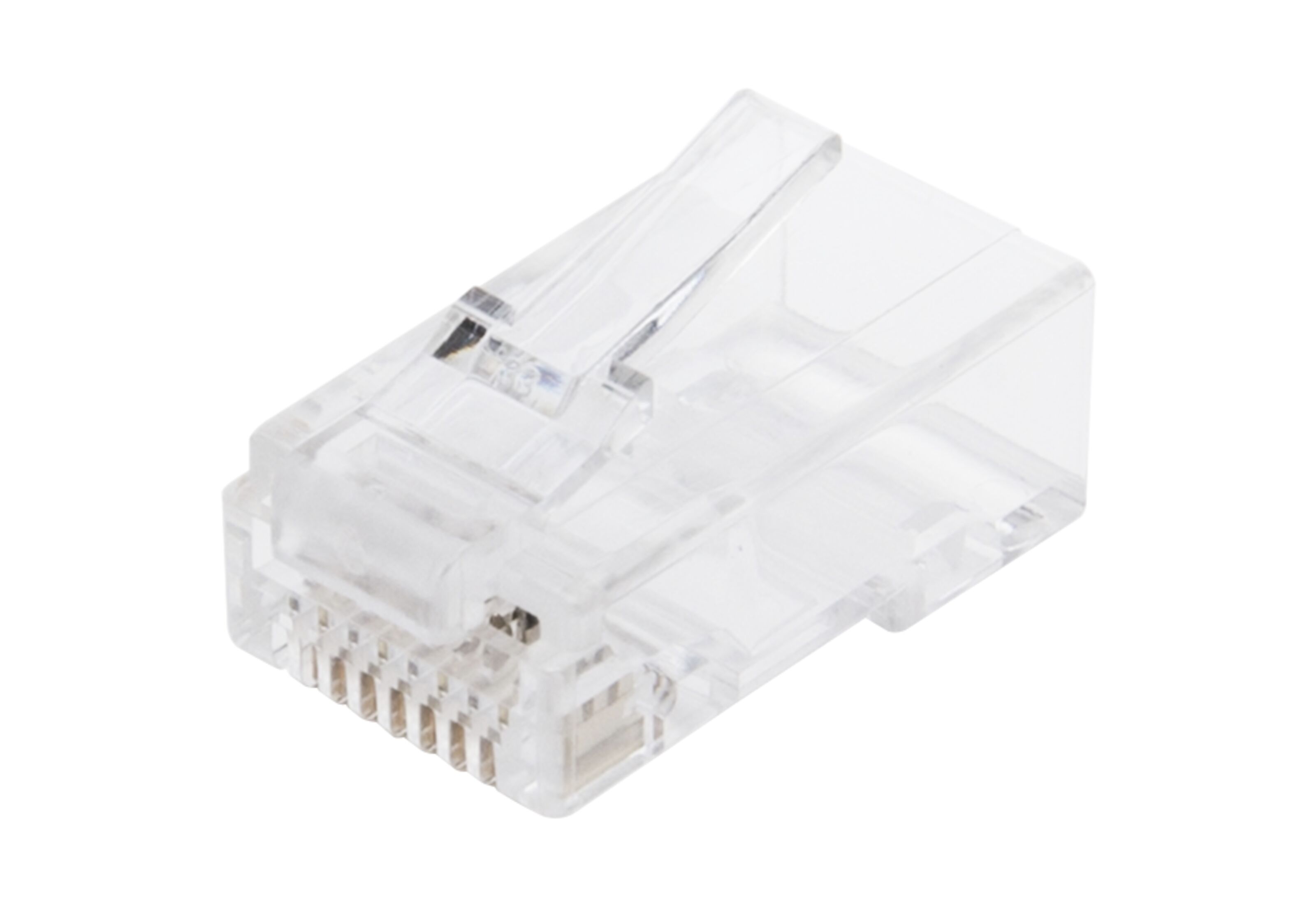 Luxorparts RJ45-kontakt for rund Cat. 6 UTP-kabel, 20-pk.