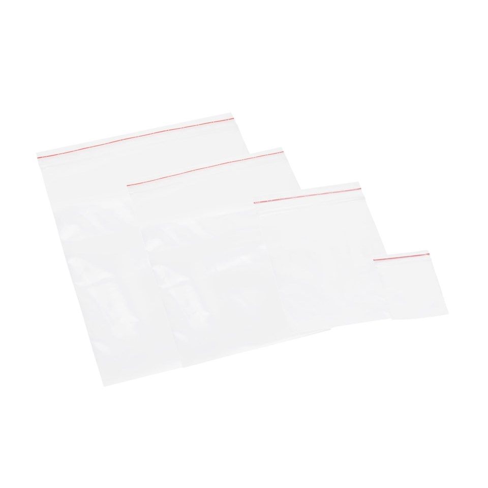 Luxorparts Zip-påse 50x70 mm 100-pack