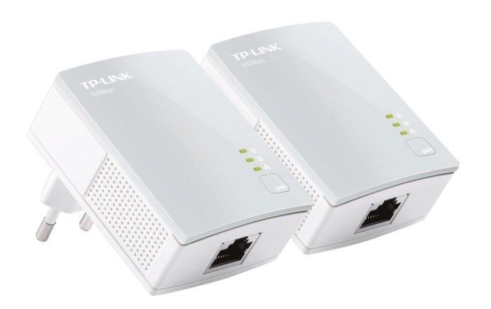 TP-link TL-PA4010KIT Homeplug 500 Mbs 2-pack. 2-pack AV-homeplug 500 Mbs