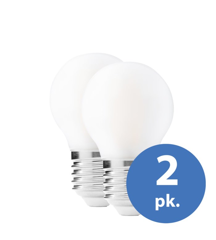 Ledsavers LED-pære klassisk E27 210 lm, 2-pk.