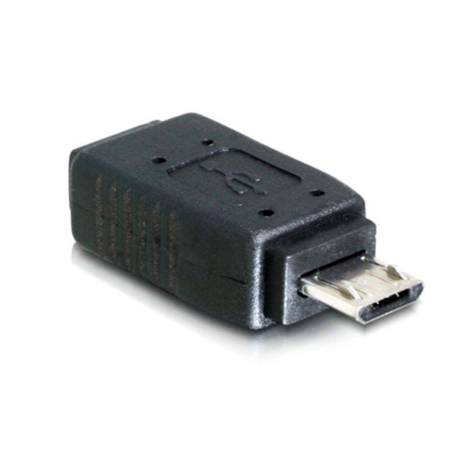 Adapter mini-USB-hunnkontakt til micro-USB-hannkontakt