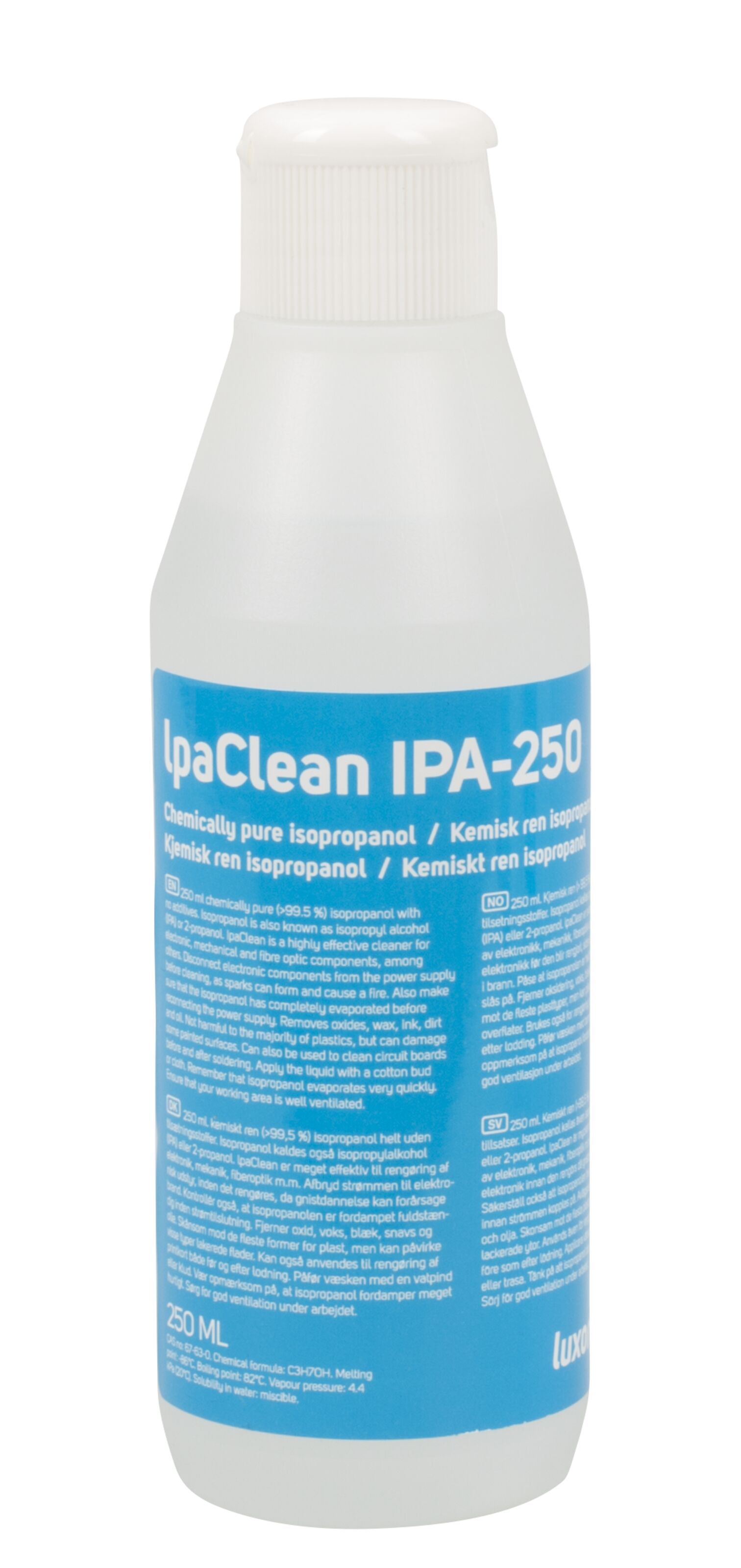 Chemtools 99.8% Pure Isopropyl Alcohol (IPA) 250ml finger spray bottle -  AusOptic