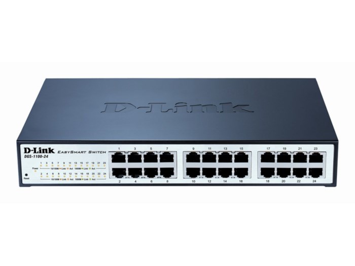 D-link DGS-1100-24 Managerbar gigabitswitch 24 portar