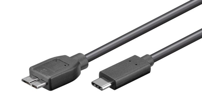 Micro-USB till USB-C 06 m