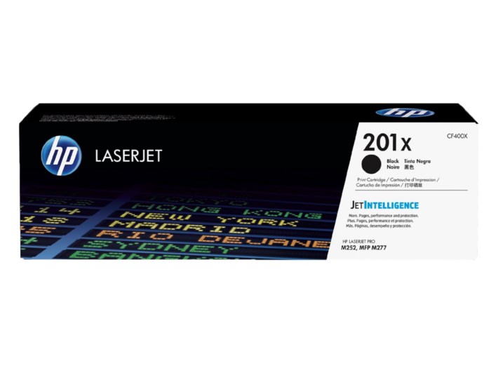 HP Toner 201X Svart