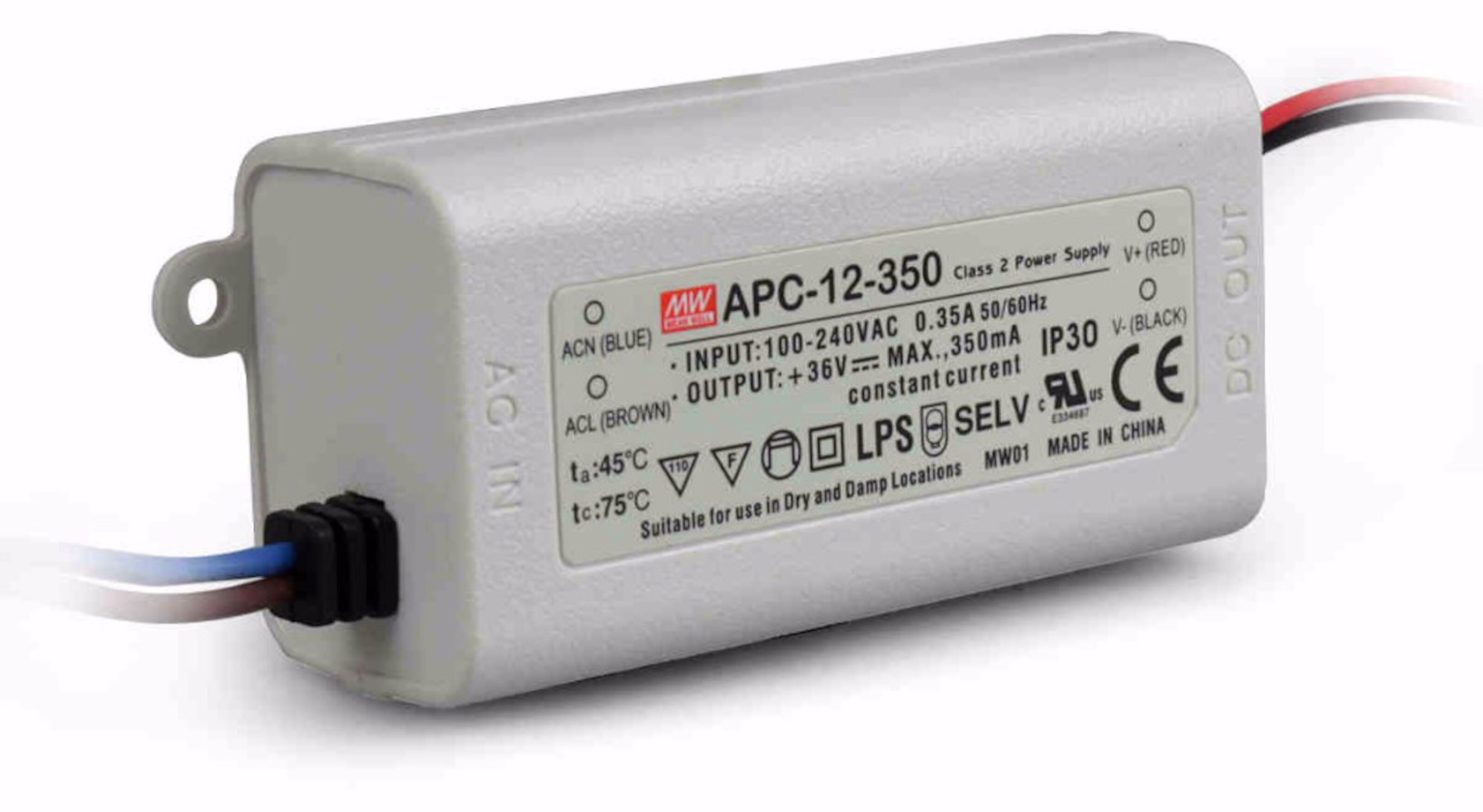 Mean Well LED-driver 350 mA