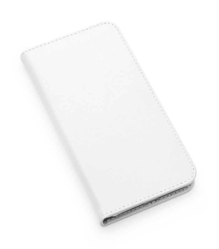 Linocell Leather wallet Mobilplånbok för iPhone 7 8 och SE Vit