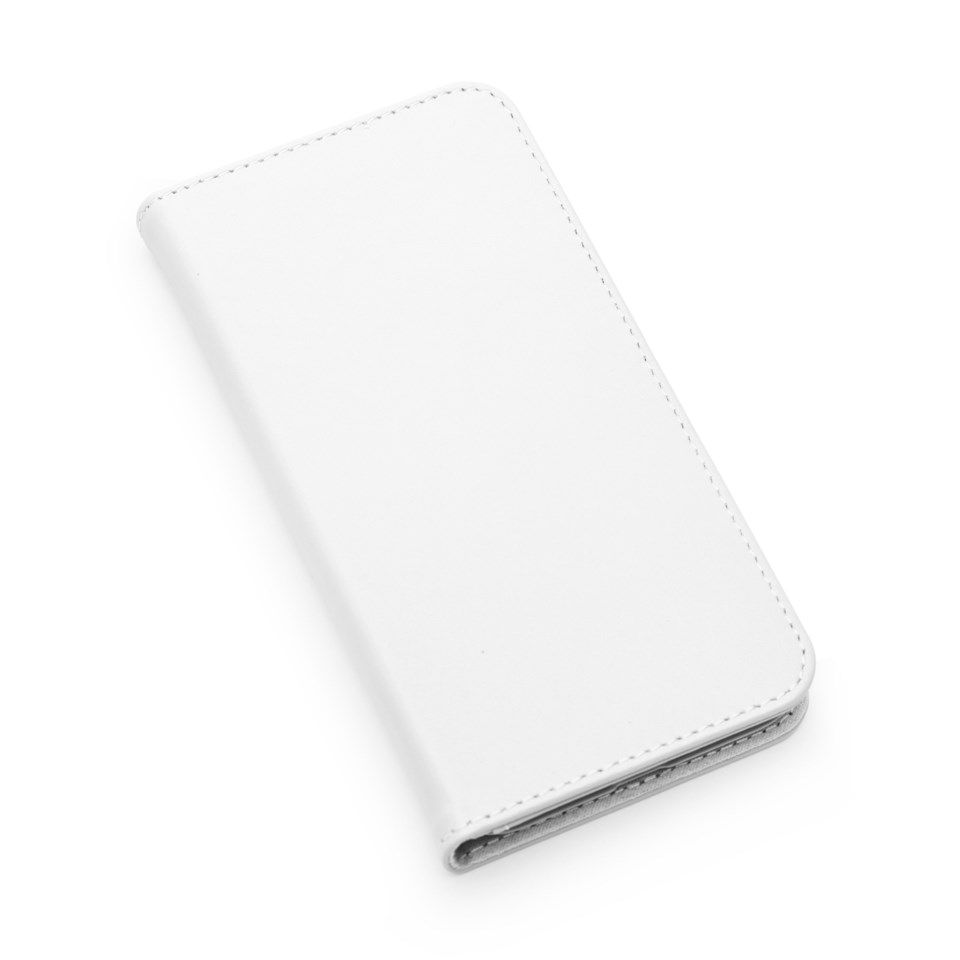 Linocell Leather wallet case Mobiletui for iPhone 7, 8 og SE Hvit