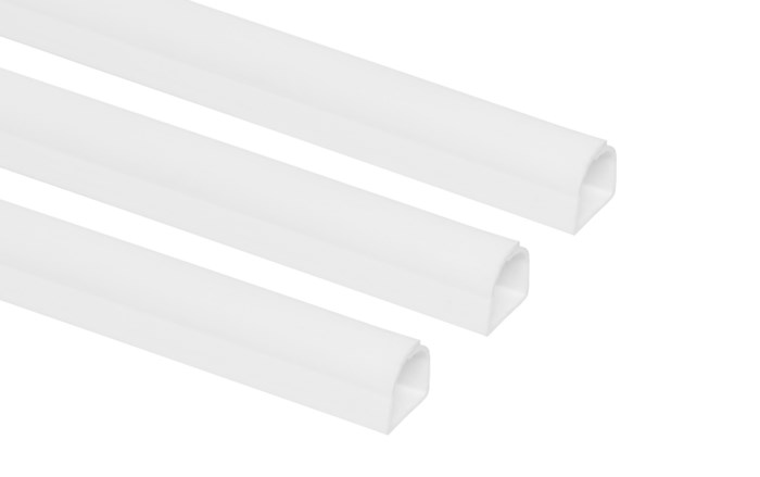 Kabelkanal Vit 8x7 mm 1 m 3-pack