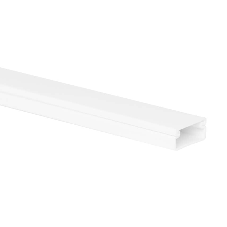 Kabelkanal Hvit 20x10 mm 2 m