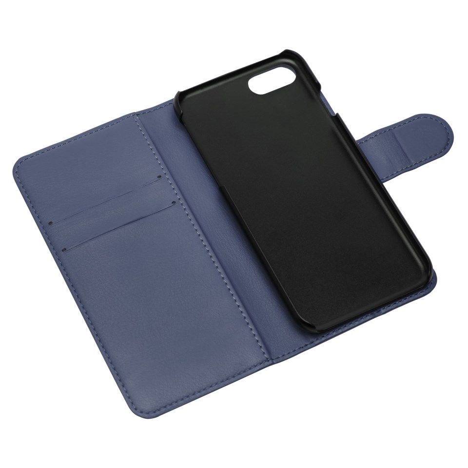 Linocell Tunn mobilplånbok för iPhone 7, 8 och SE Blå