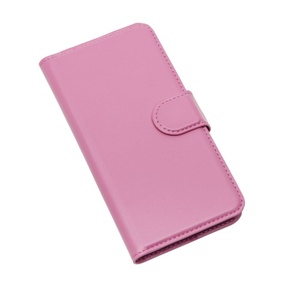 Linocell Tunn mobilplånbok för iPhone 7, 8 och SE Rosa