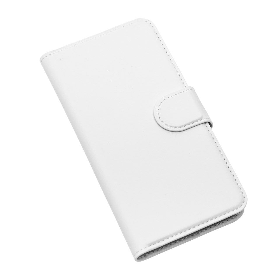 Linocell Tunn mobilplånbok för iPhone 7, 8 och SE Vit
