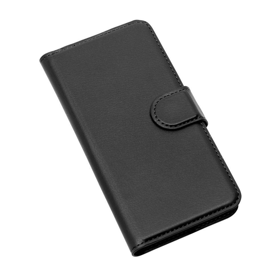 Linocell Tunn mobilplånbok för iPhone 7, 8 och SE Svart