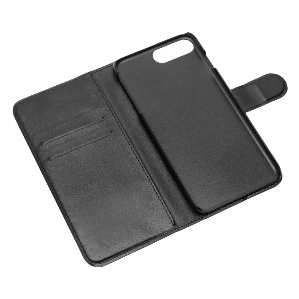 Linocell Tunn mobilplånbok för iPhone 7 och 8 Plus Svart
