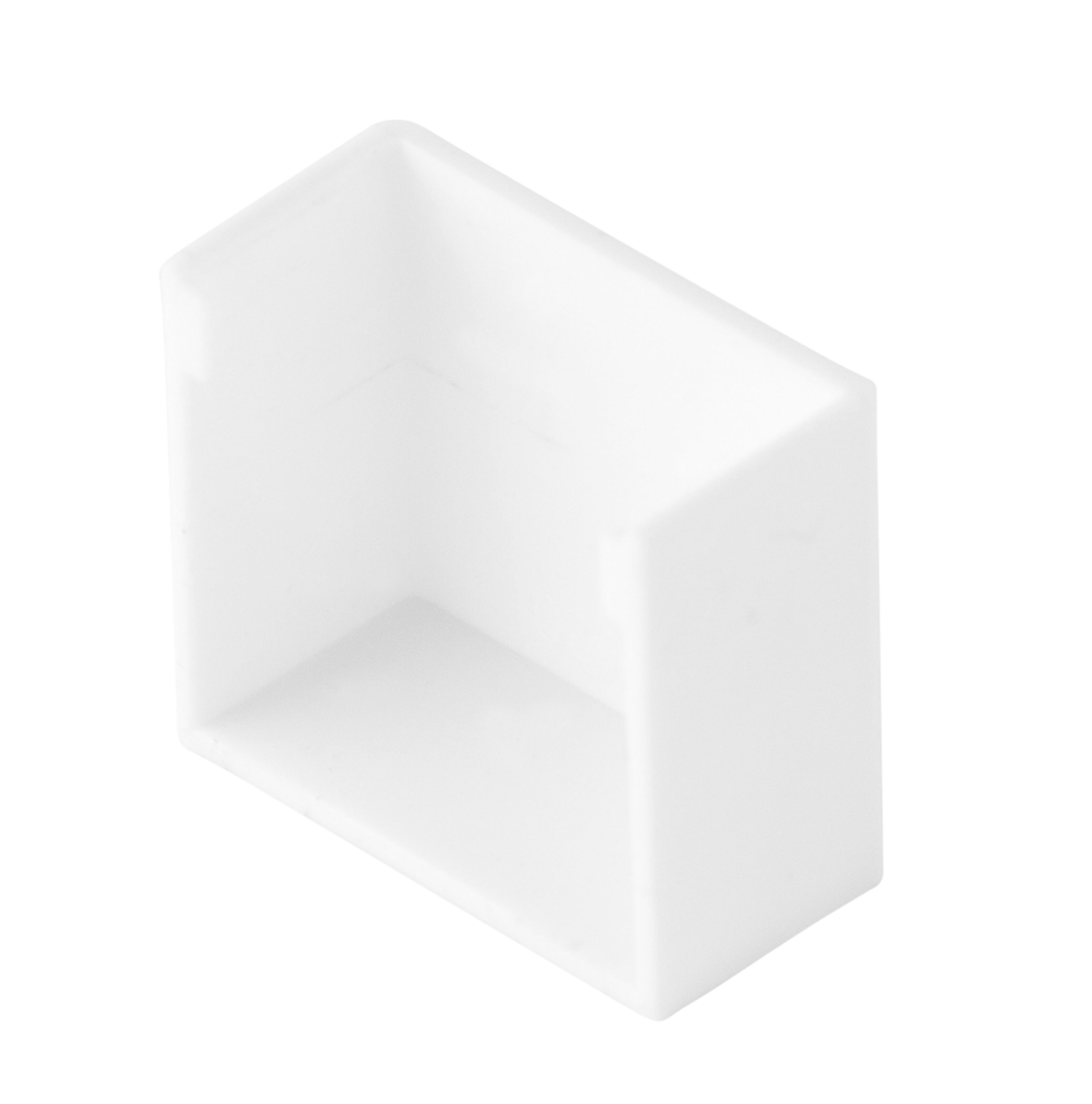 Endestykke for kabelkanal 20x10 mm