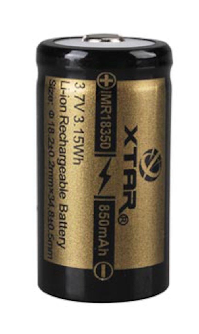 18350 Li-ion-batteri 37 V 850 mAh