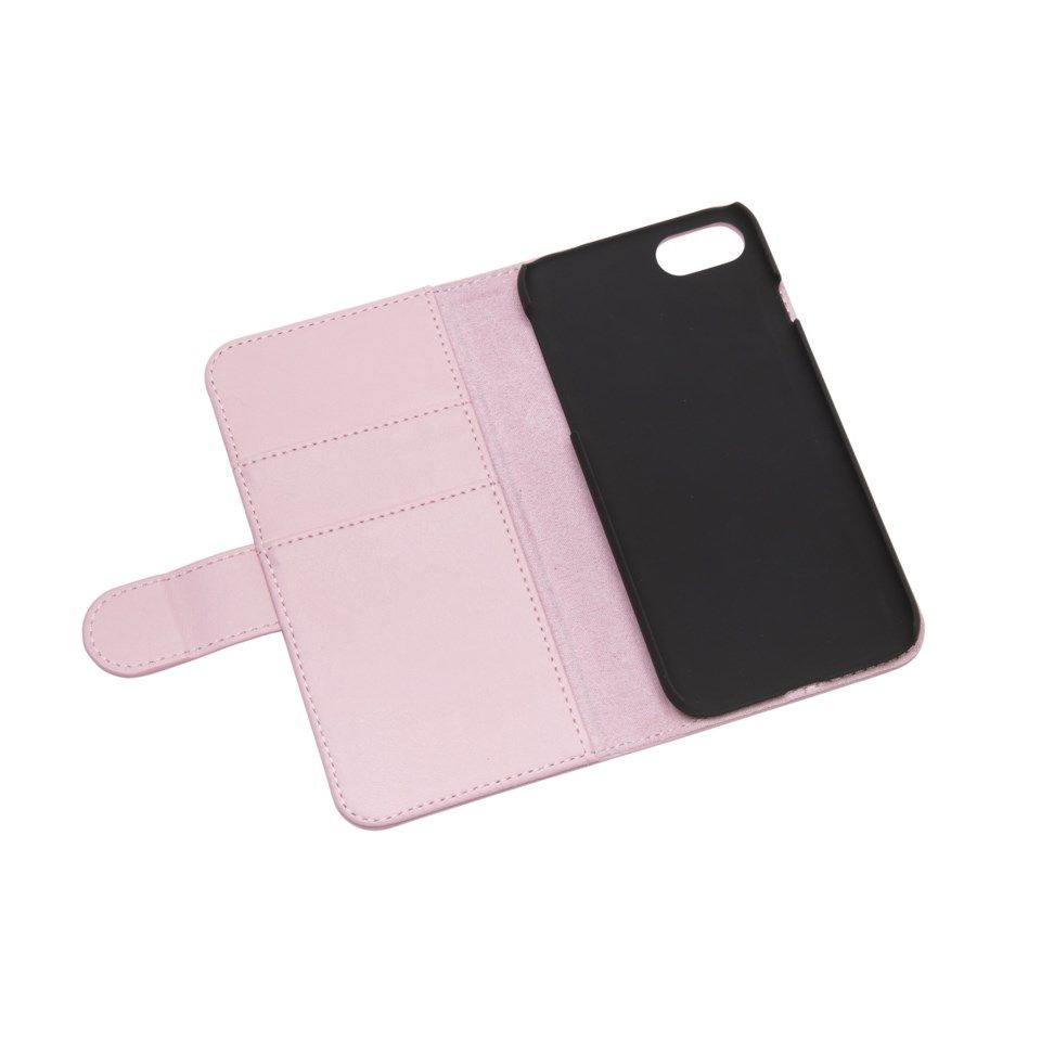 Linocell Mobilplånbok för iPhone 7, 8 och SE Rosa