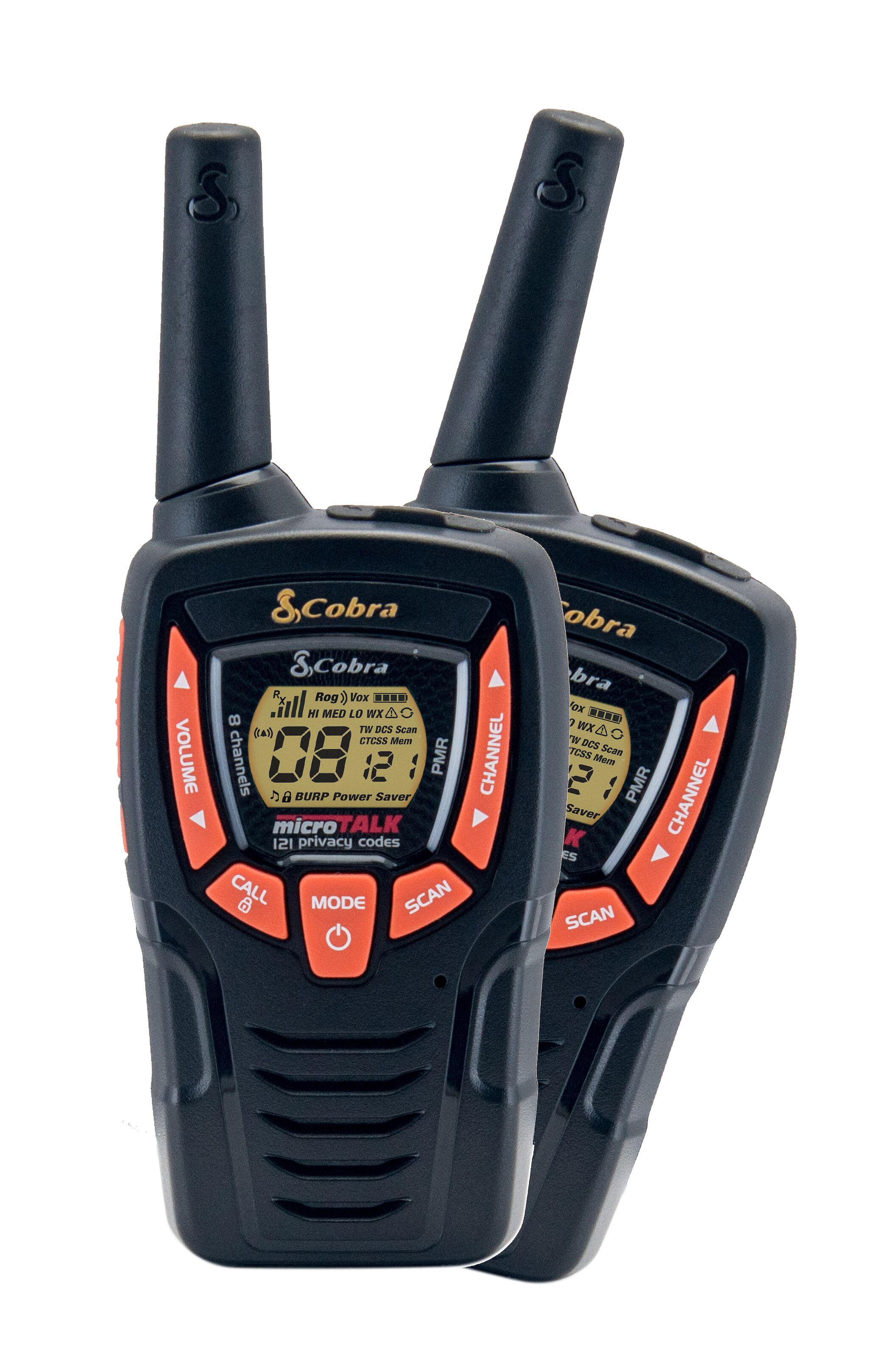 Cobra Microtalk AM845 Walkie-talkie 2-pack - Walkie talkies | Kjell.com