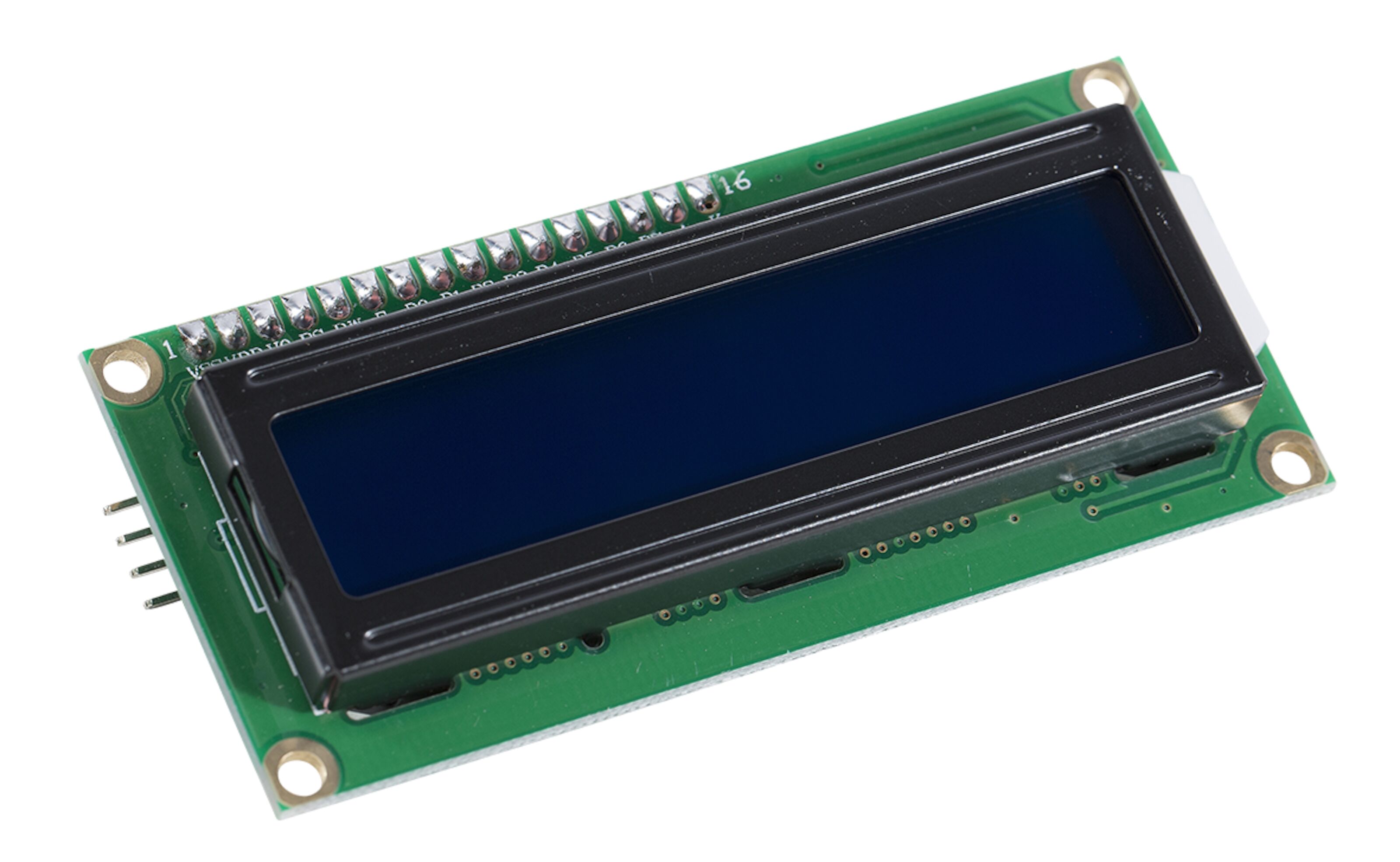 Luxorparts LCDdisplay 2x16 seriell I2C LED/LCDdisplayer