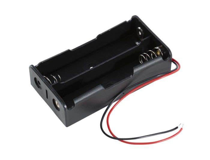 Luxorparts Batterihållare för 2×18650