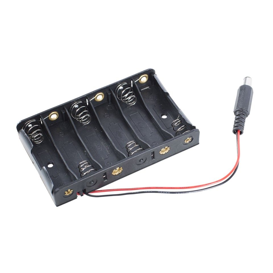 Luxorparts Batteriholder 6x AA for Arduino